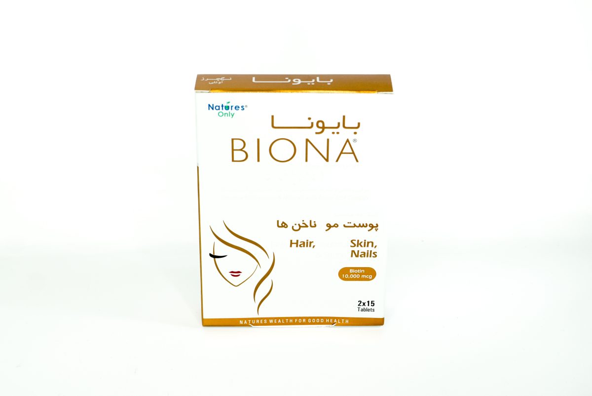 قرص بایونا نیچرز اونلی 30 عددی biona stay beatiful pill