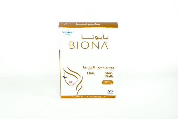 قرص بایونا نیچرز اونلی 30 عددی biona stay beatiful pill
