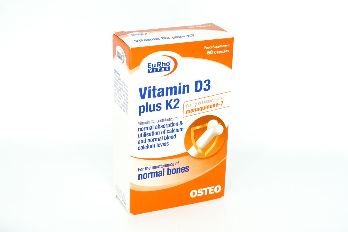 کپسول ویتامین د3 پلاس کا2 60 عددی Vitamin d3 plus K2 capsule