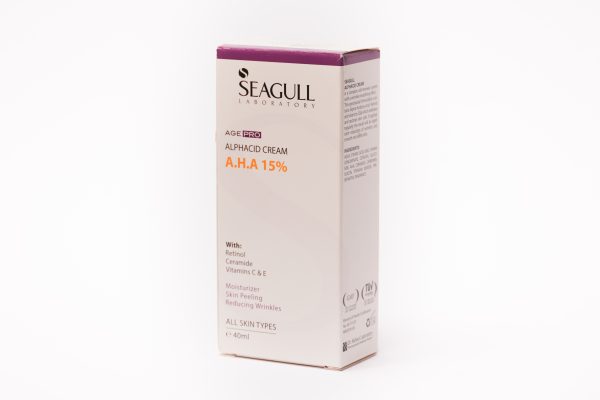 کرم لایه بردار سیگل حاوی آلفاسید 15% و رتینول حجم 40 میل