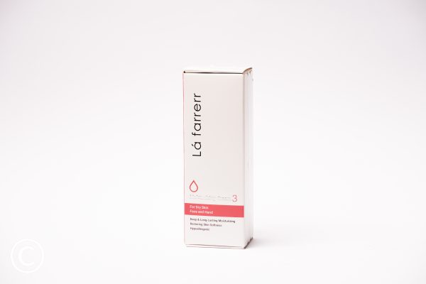 کرم آبرسان دست و صورت لافارر مناسب پوست های خشک و حساس حجم 75 میل