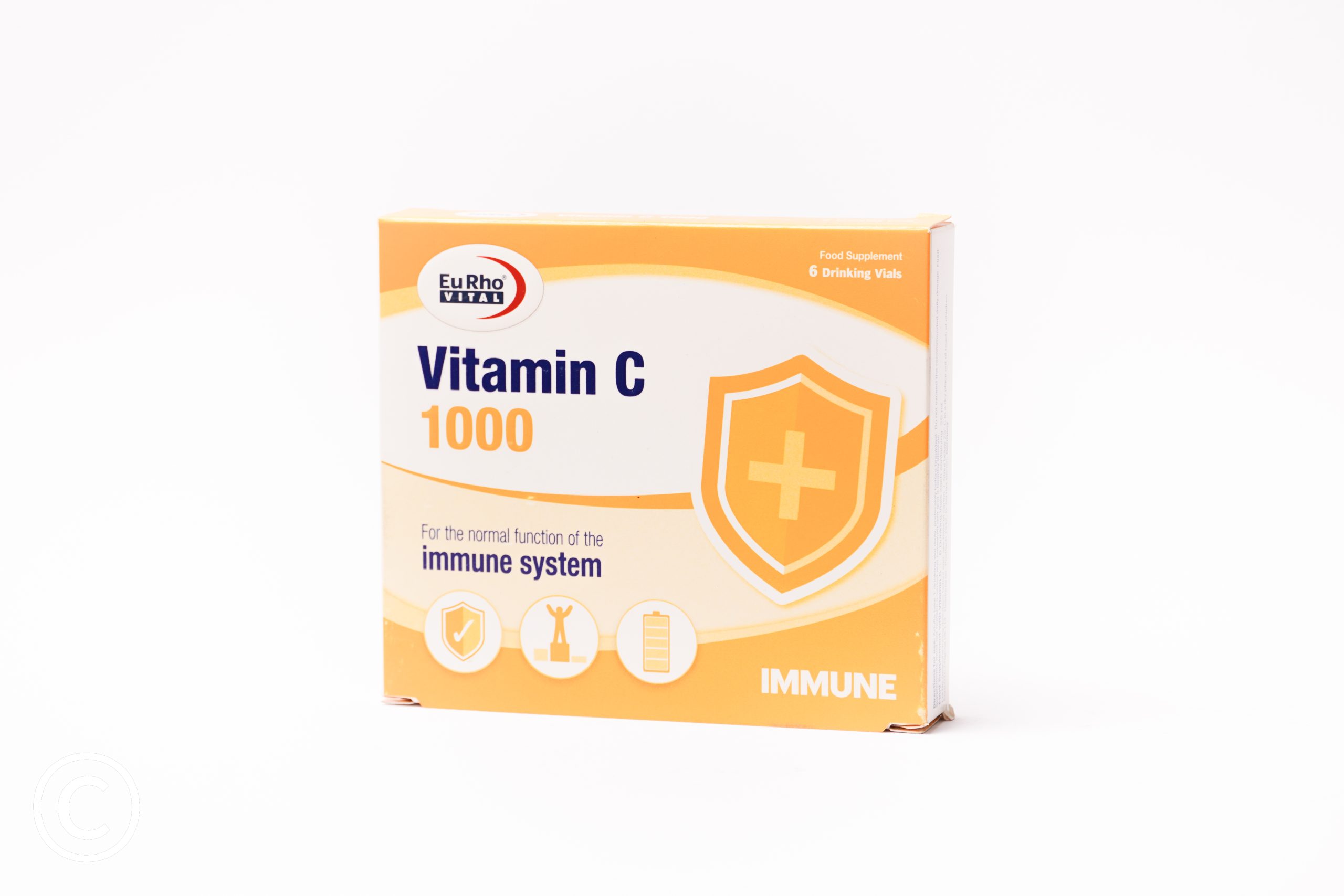 d(1)300 (206) ویال خوراکی ویتامین ث 1000 یورویتال 6 عددی