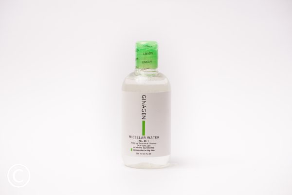 محلول پاک کننده آرایش ژیناژن مناسب پوست های خشک و حساس