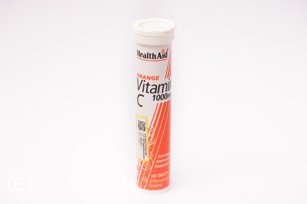 قرص جوشان ویتامین ث 1000میلی گرم هلث اید