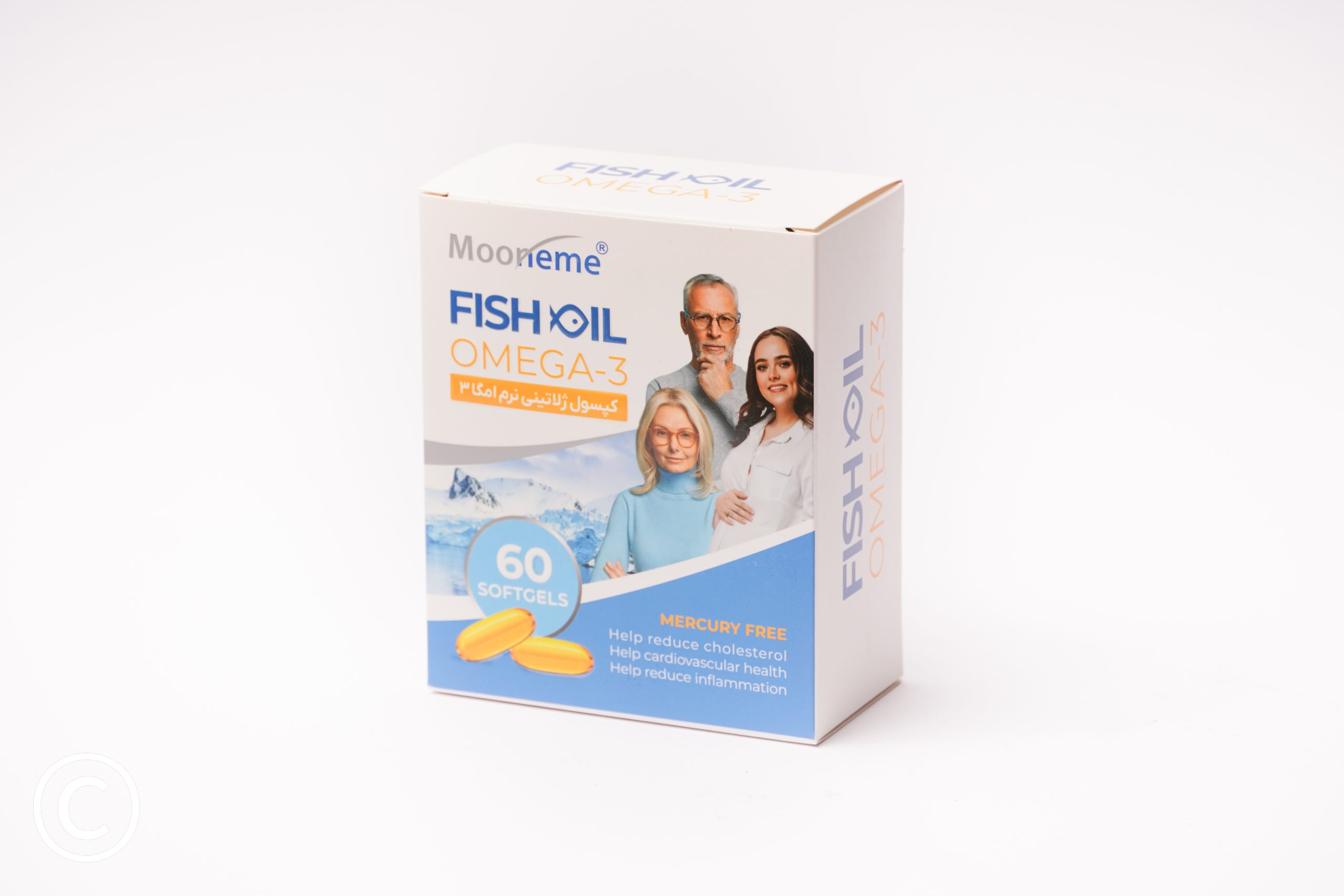 d(1)300 (232) کپسول ژلاتینی نرم امگا 3 اکسیرآفرین آریا 60 عددی