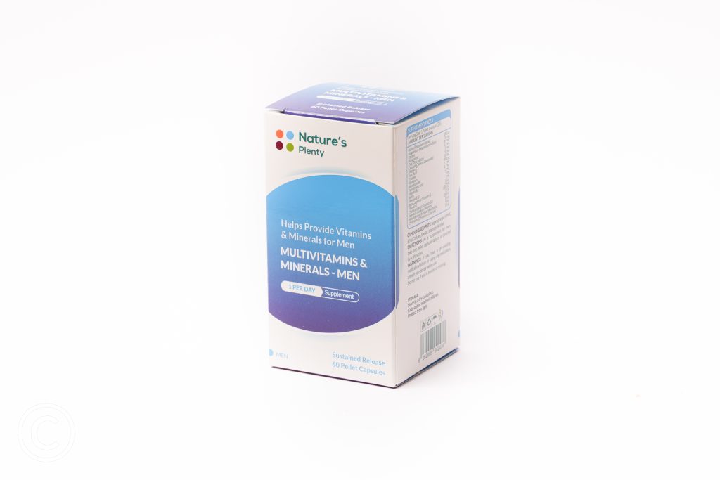 کپسول مولتی ویتامین و مینرال نیچرز پلنتی 60 عددی مخصوص آقایان