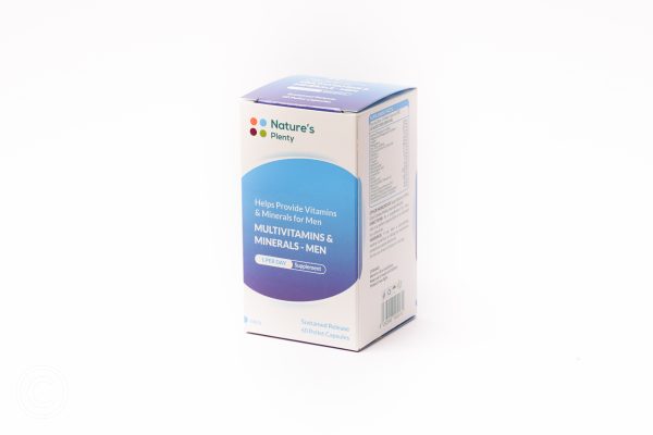 کپسول مولتی ویتامین و مینرال نیچرز پلنتی 60 عددی مخصوص آقایان