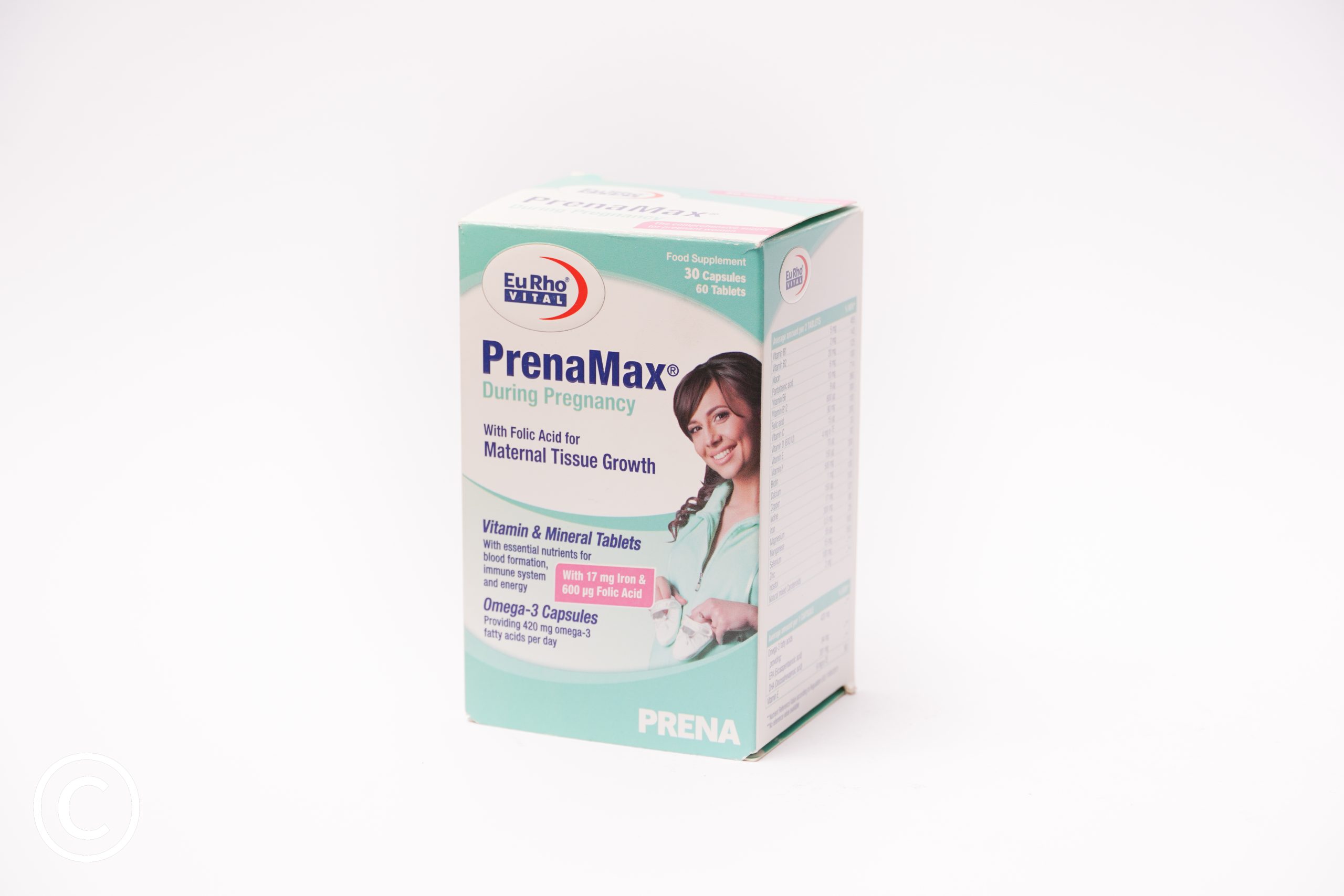 d(1)300 (257) قرص و کپسول پرینامکس دیورینگ پرگننسی یوروویتال