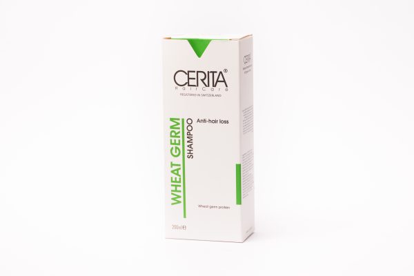 شامپو تقویت کننده مو سریتا حاوی پروتئین جوانه گندم مناسب انواع مو