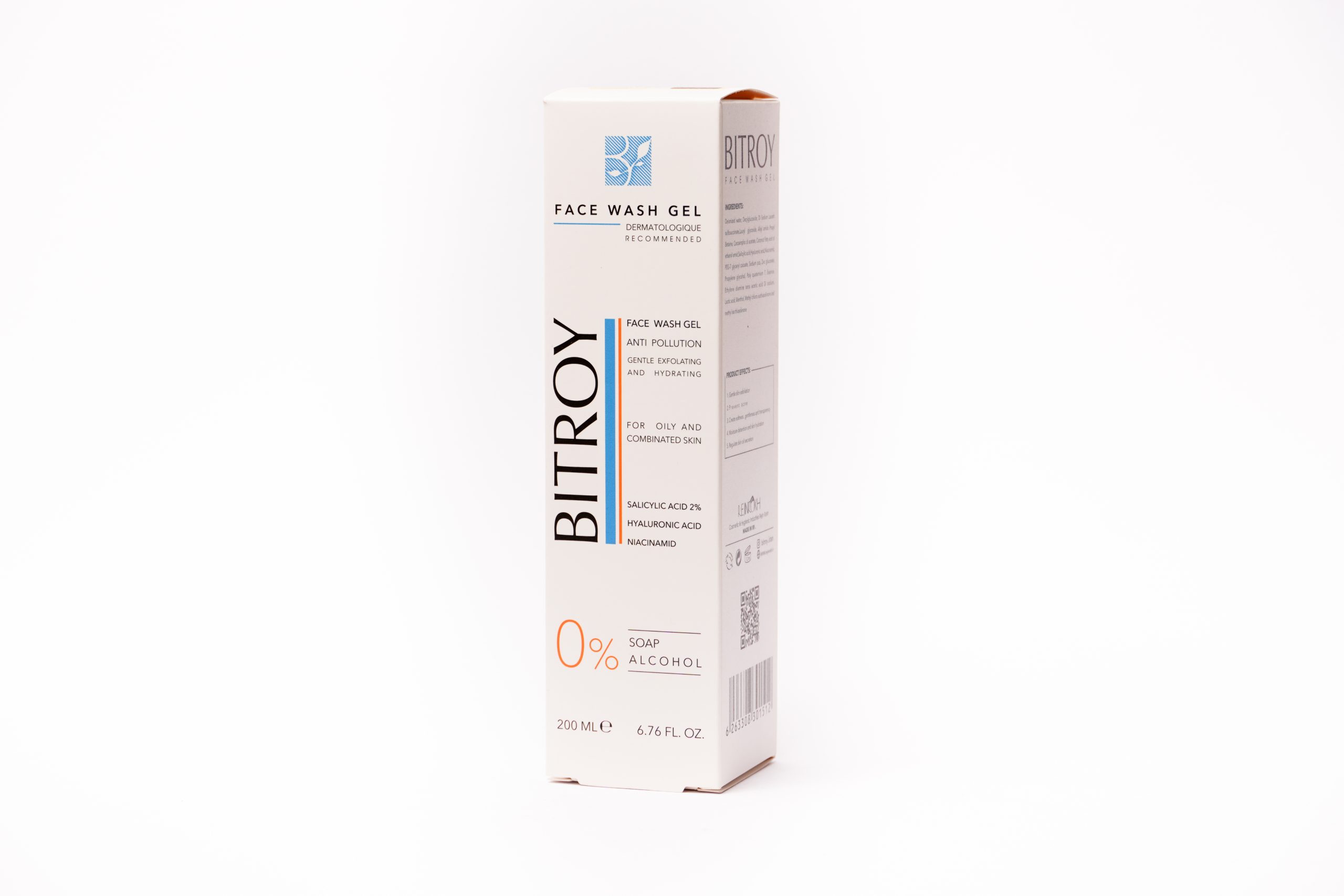 d(1)300 (64) ژل شست و شوی صورت بیتروی مناسب انواع پوست