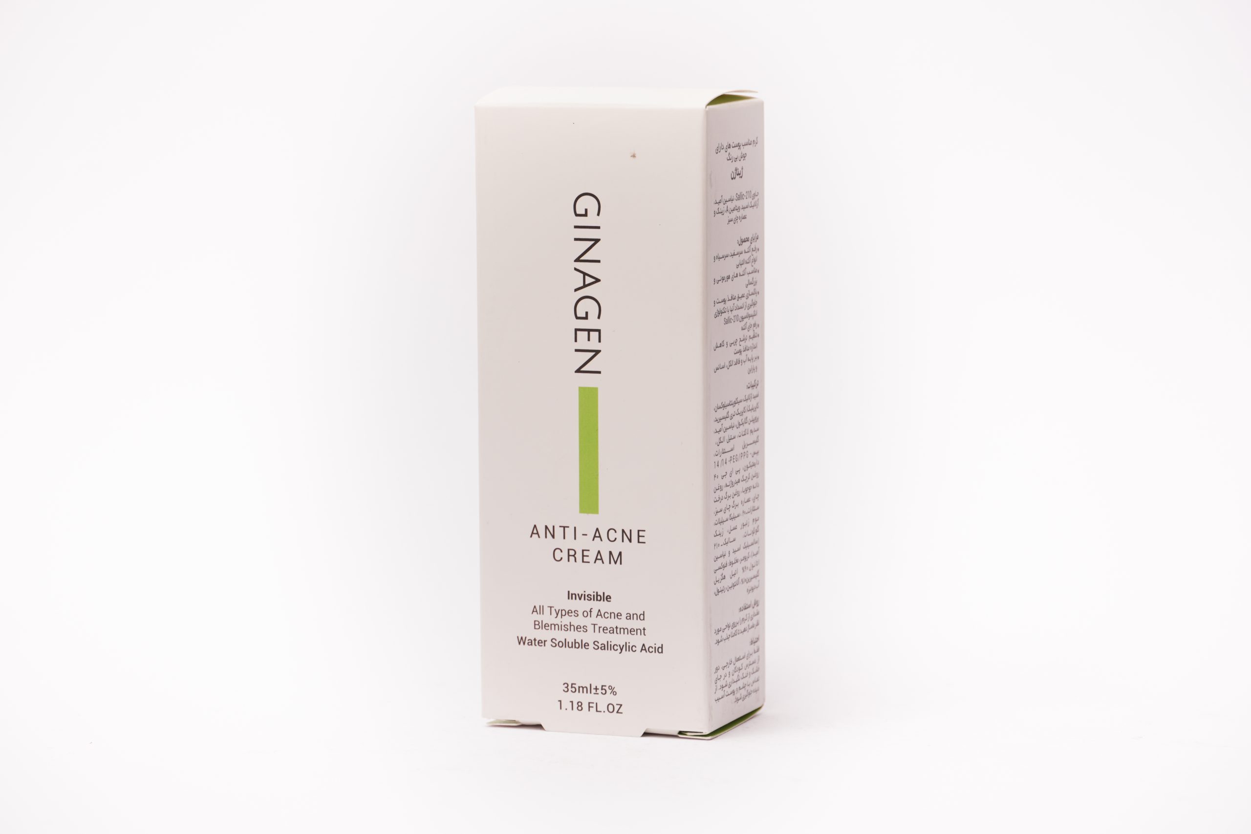 d(1)300 (81) کرم مناسب پوست های دارای جوش بی رنگ ژیناژن