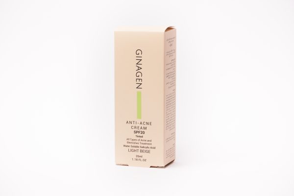 کرم مناسب پوست های دارای جوش رنگی روشن ژیناژن