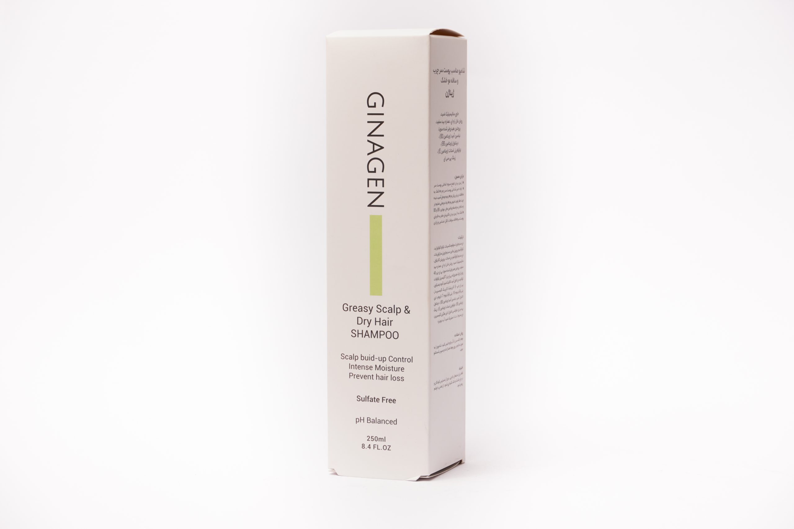d(1)300 (89) شامپو مناسب پوست سر چرب و ساقه ی خشک ژیناژن